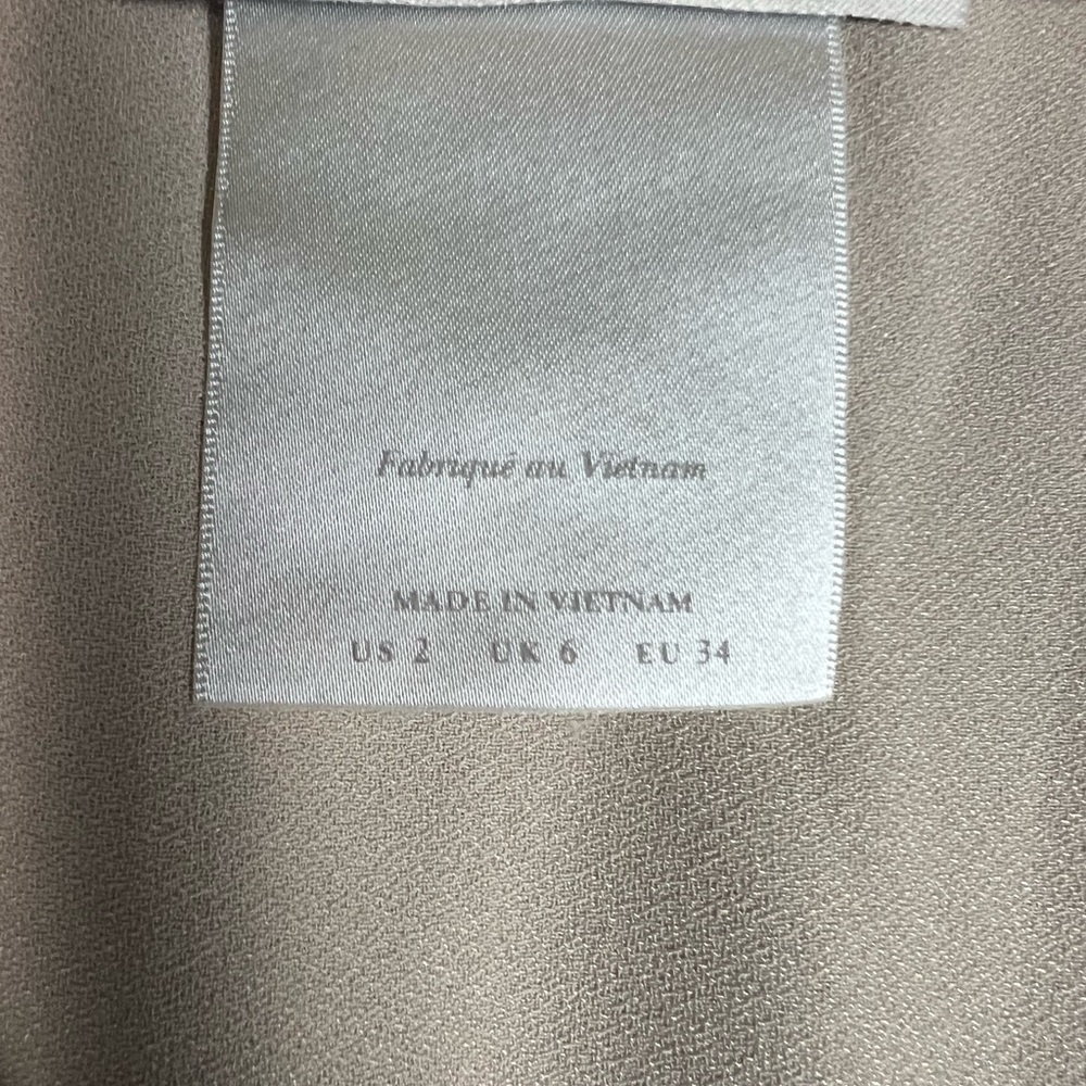 BHLDN Cream V-Neck Maxi Dress with Draped Size 2 - Picture 4 of 14